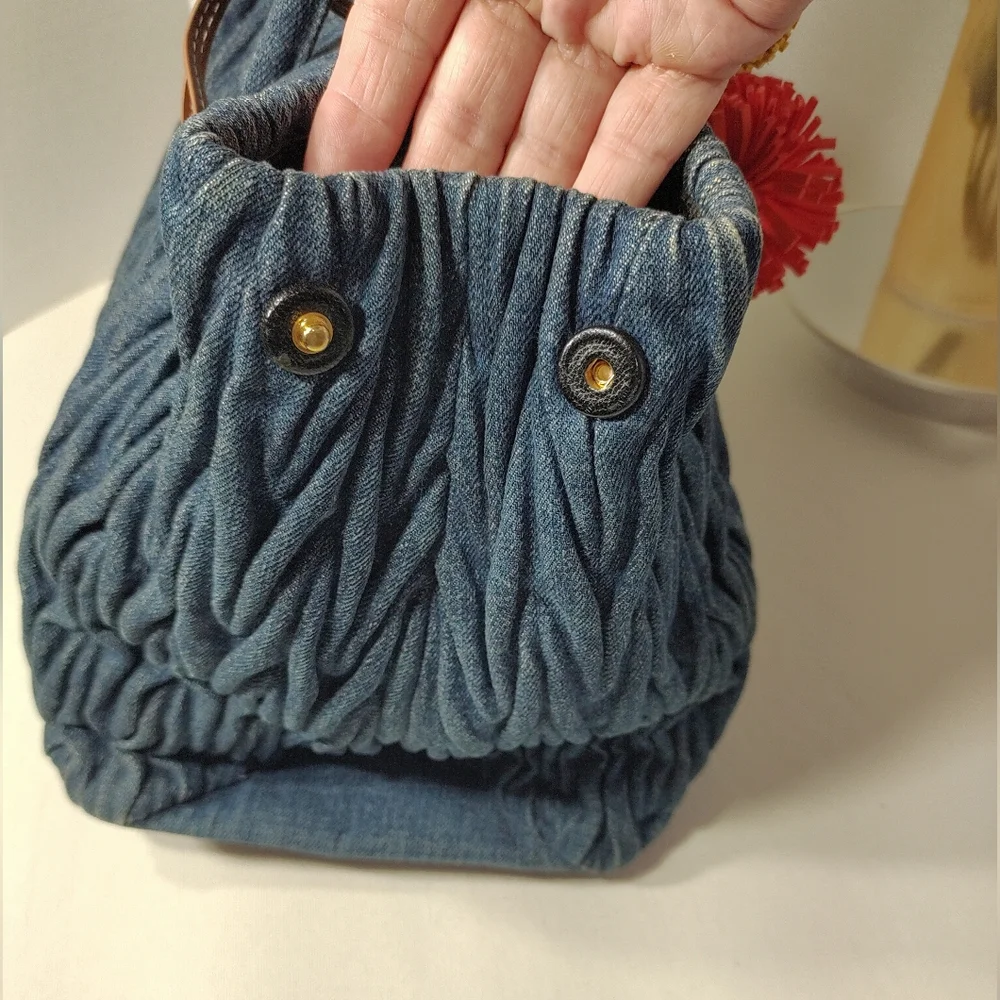 💙MIU MIU Denim Matelasse Bag Bundle - Picture 5 of 11